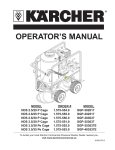 oPerATor`S MANUAl - Pressure Washers Direct