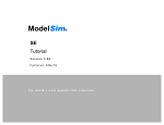 ModelSim SE Tutorial - Electrical & Computer Engineering