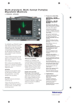 Multi-standard, Multi-format Portable Waveform Monitors