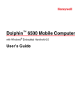 Dolphin 6500 Windows Embedded Handheld User`s Guide