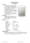 iPR-6 proximity reader User manual