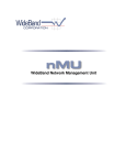User Manual - WideBand Corporation