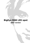 MANUAL BigEye RGB LED spot