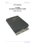 CG-5000 user manual