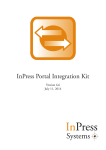 InPress Portal Integration Kit