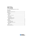 TPC-2230 User Manual - National Instruments
