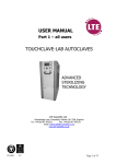 USER MANUAL TOUCHCLAVE