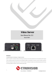 EV3151 - EV3151A Video Server User`s Manual PTZ Control