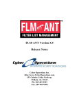 FLM-ANT Version 5.5 Release Notes