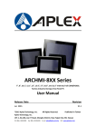 Manual ARCHMI-8xx v1.1