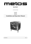 RANGE Installation and Operation Manual