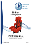 USER`S MANUAL BB Plus - Specialised Orthotic Services