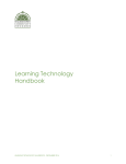 Learning Technology Handbook - Hagerstown Community College