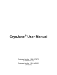 CryoJane User Manual