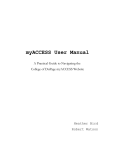 myACCESS User Manual