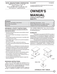 owner`s manual