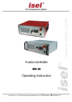 iMC-S8 Betriebsanleitung