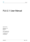 PLA 2.1 Manual - PLA 3.0 – Software for Biostatistical Analysis