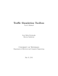 Traffic Simulation Toolbox