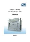 Remote Control Unit (RCU) Manual