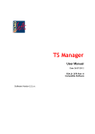 TS Manager Manual, English