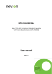 UDC-3G-XMUX4+ User manual