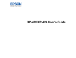 User`s Guide - XP-420/XP-424 - Epson America, Inc.