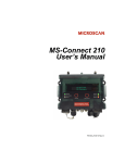 MS-Connect 210 User`s Manual