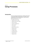 Operator Workstation User`s Manual: Using Processes (11/01/01)