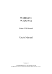 WADE-8011 WADE-8012 User`s Manual