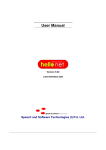HelloNet User Manual - Speech and Software Technologies