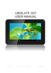 UBISLATE 3G7 USER MANUAL