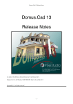 Domus.Cad 13 Release Notes