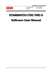 STARWATCH iTDC PRO II User Manual