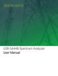 USB-SA44B Spectrum Analyzer User Manual
