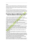 Detail User Manual of GPS Vehicle Tracker Detail User Manual of