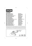 Ryobi EAG2000RS Angle Grinder Manual - Tooled