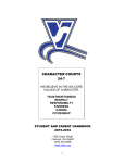 Student Handbook - Vanguard-Sentinel Career and Technology