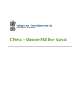 IC Portal – Manager(RM) User Manual