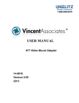 USER MANUAL - Vincent Associates