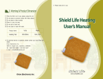 Shield Life Heating User`s Manual Shield Life Heating User`s Manual