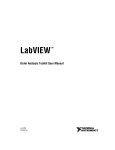 LabVIEW Order Analysis Toolkit User Manual