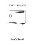 TOWEL WARMER User`s Manual