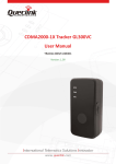 CDMA2000-1X Tracker GL300VC User Manual
