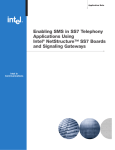 Enabling SMS in SS7 Telephony Applications Using