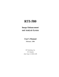 RTI-580 V6.0 Manual - SMIS Home-AOI and X