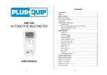 EQP-102 Multimeter Instructions for Use PDF