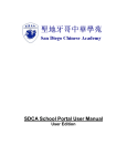 SDCA School Portal User Manual