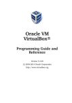 Oracle VM VirtualBox Programming Guide and