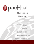 to the Owners Manual for the pureHeat 2-in